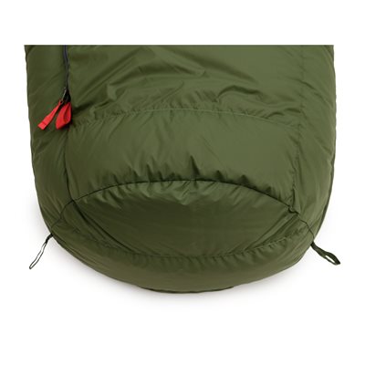 SPACÁK HORIZONT 1400 riffle green/black + VLOŽKA MERINO