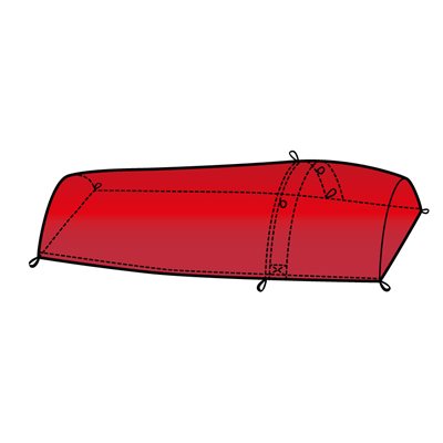 SURVIVAL BAG  DOUBLE mars red