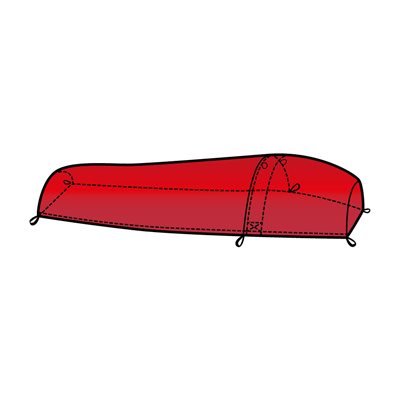 SURVIVAL BAG   SINGLE mars red